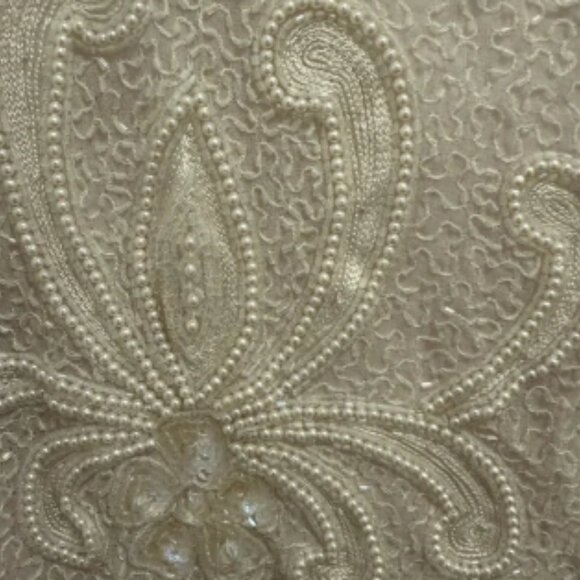VINTAGE Nipon Boutique Cream Beaded Jacket - Picture 4 of 6